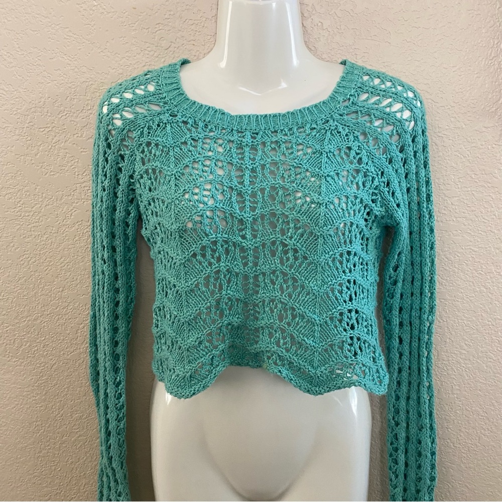 Charlotte Russe Crochet Crop Top XS